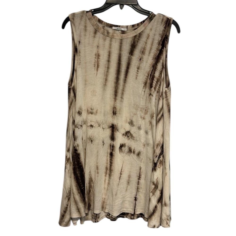 Acemi Brown Tie-dye Dress Size Small